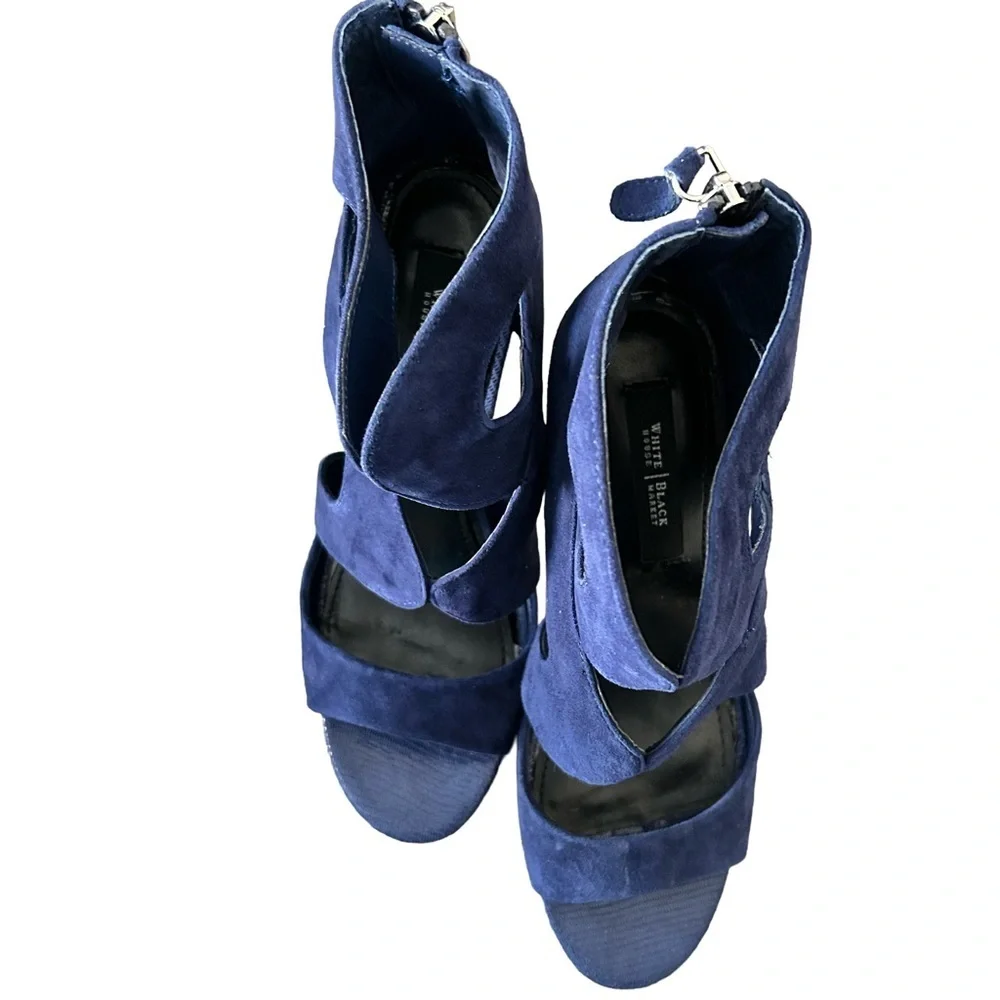 White House Black Market Navy Heels